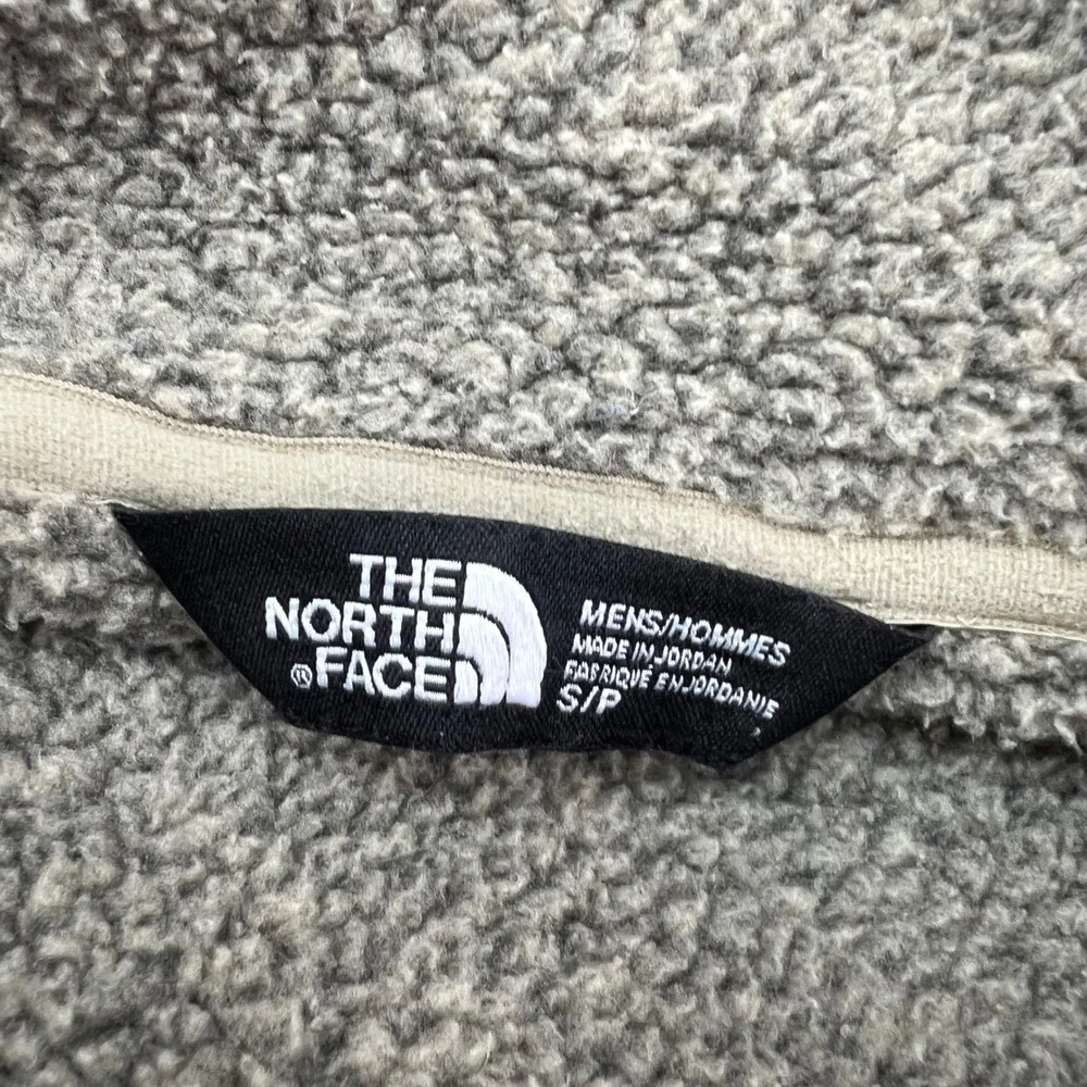 The North Face Mens Size S Gordon Lyons‎ Heather Brown 1/4 Zip Fleece Pullover